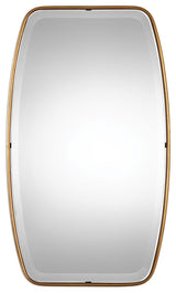 Canillo Mirror, Antiqued Gold