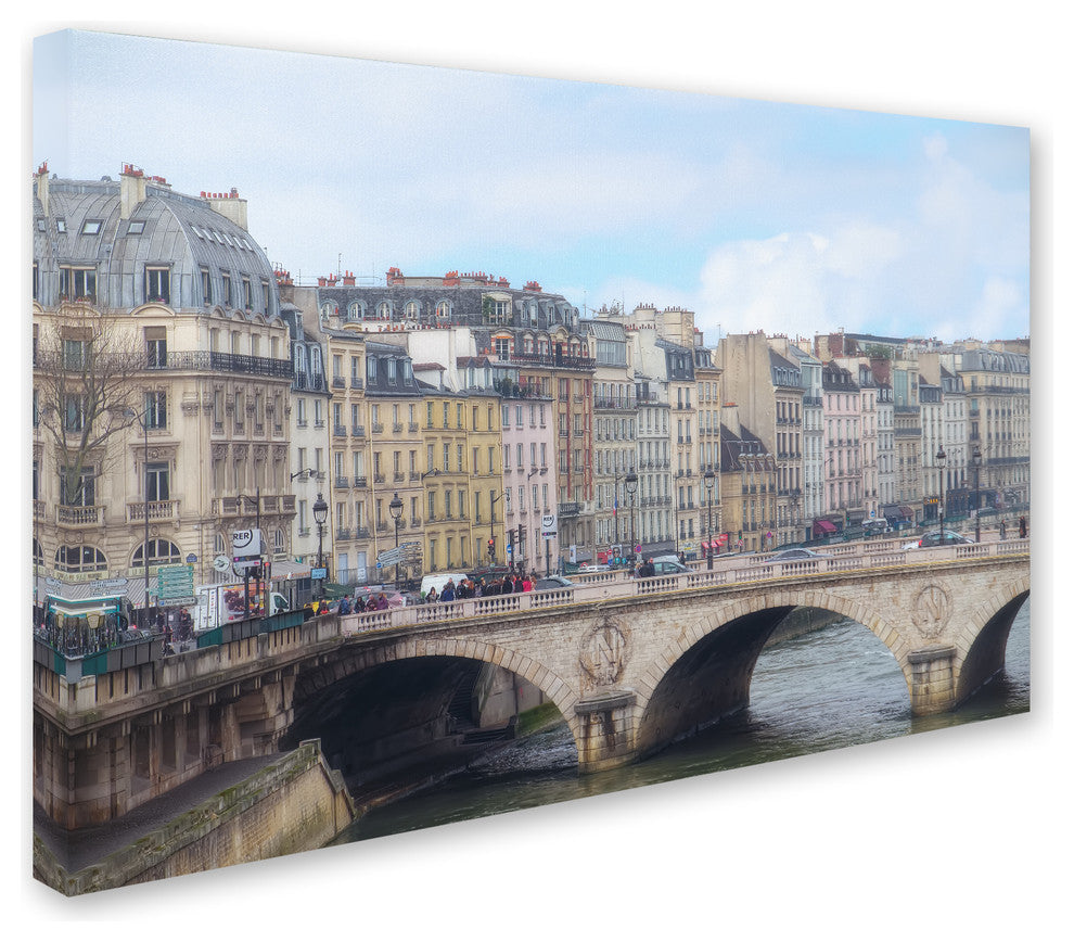 Cora Niele 'Center of Paris' Canvas Art, 22" x 32"