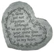 Small Heart Garden Accent Stone, "Gone Yet Not"