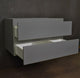 Salt 18Dx36" Floating Bathroom Vanity, Gray, Cabinet Only