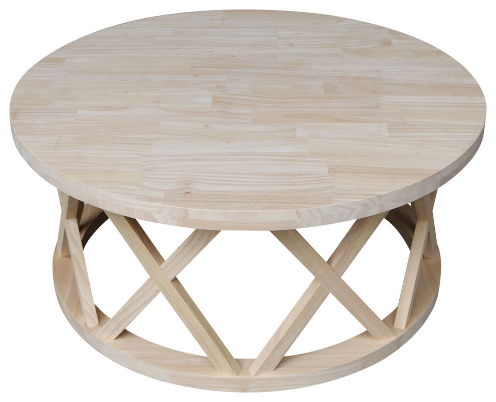 Round Ceylon Coffee Table