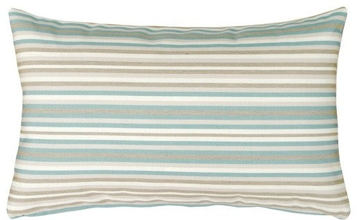 Pillow Decor - Sunbrella Gavin Mist 12 x 20 Outdoor Pillow