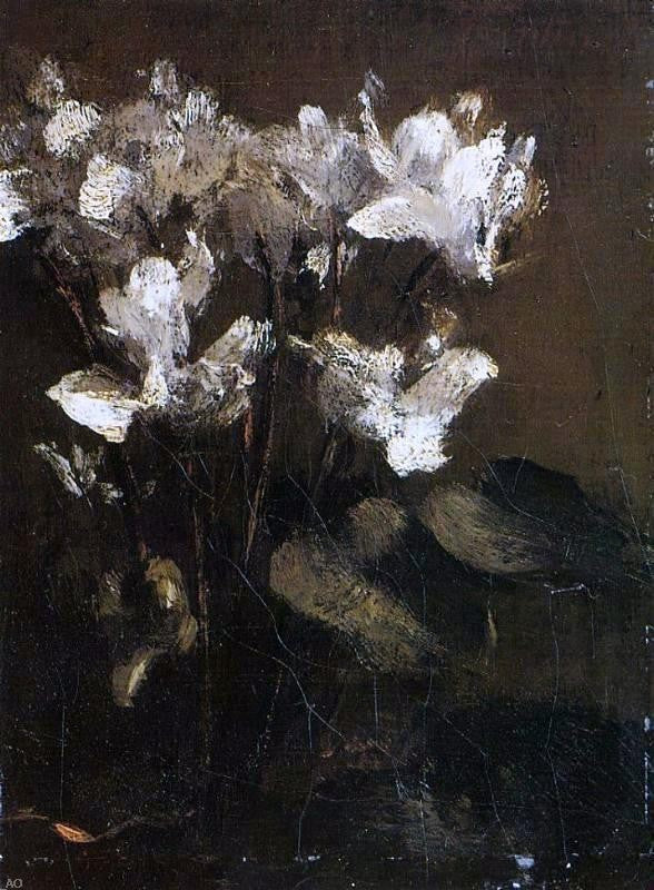 Henri Fantin-Latour Flowers Cyclamens, 21"x28" Wall Decal Print