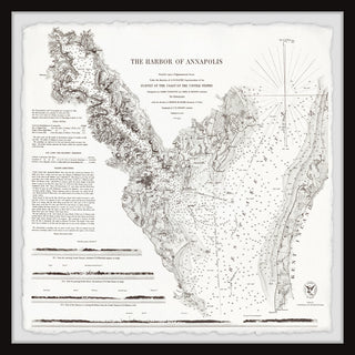 "Annapolis Harbor" Framed Painting Print, 18x18