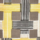 Hummingbird Isle Yellow, Beige and Gray Luxury Throw Pillow, 20"x36" King