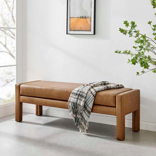 Lucca PU Bench
