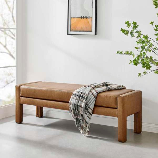 Lucca PU Bench