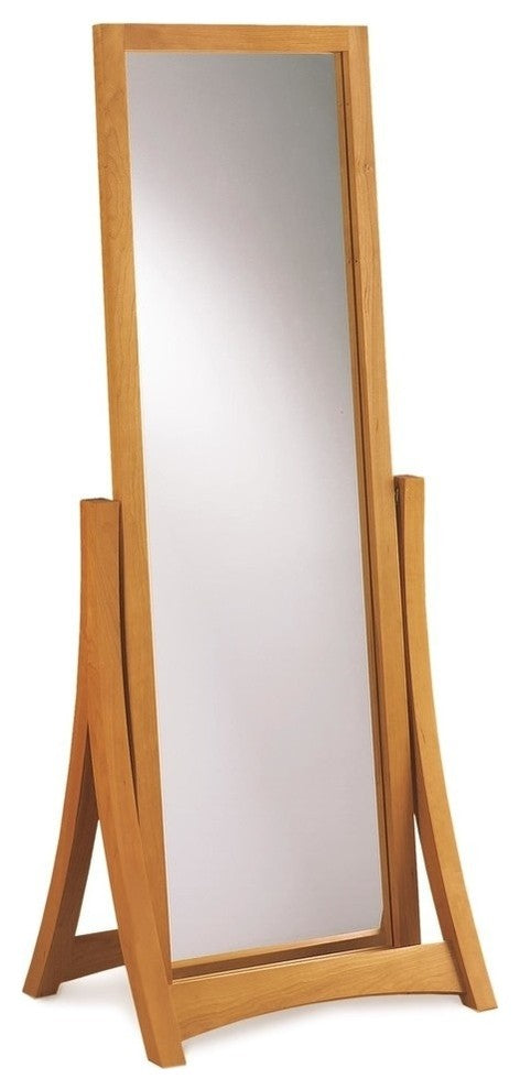 Copeland Berkeley Floor Mirror, Saddle Cherry