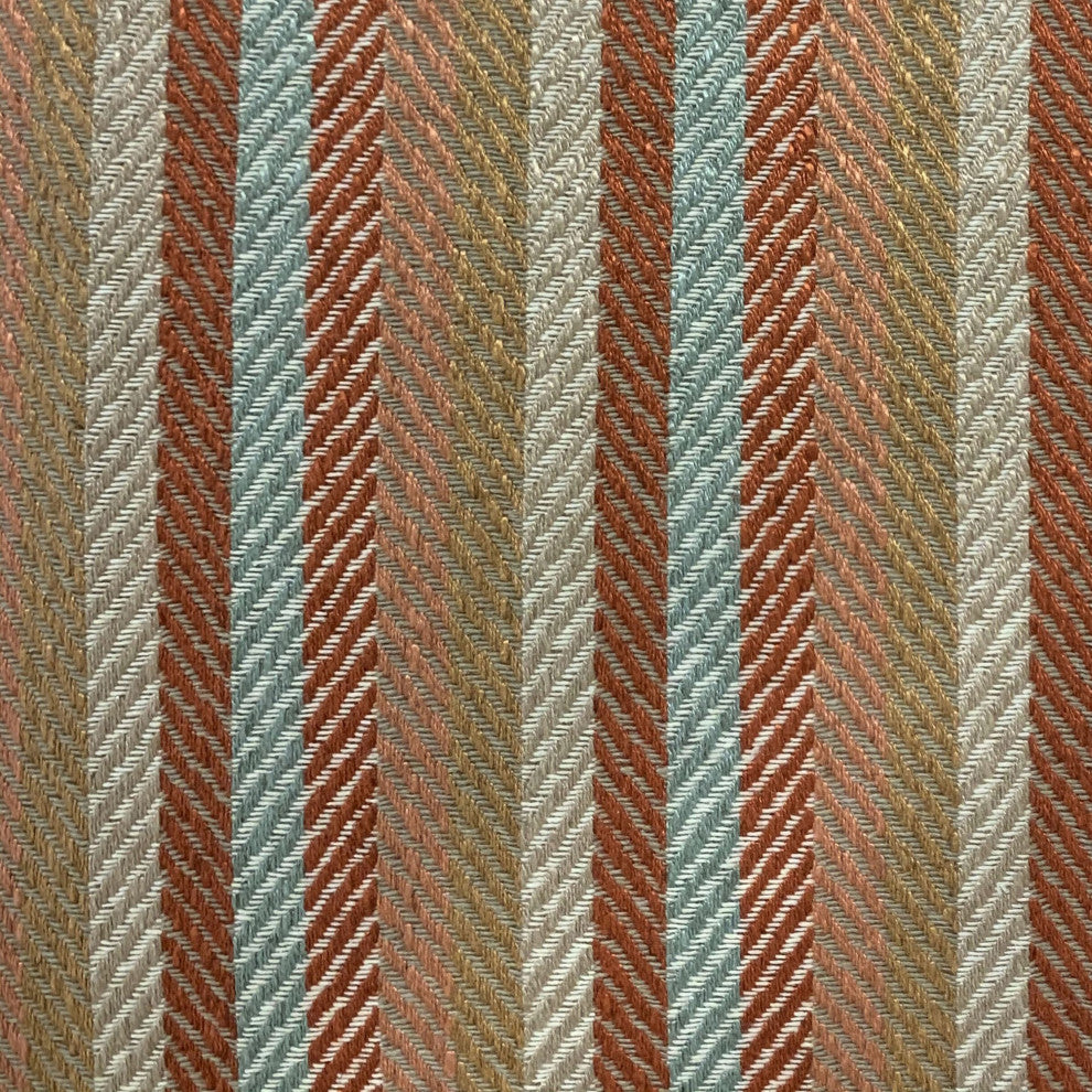 Plutus Brown Tracks Stripe Luxury Throw Pillow, 22"x22"
