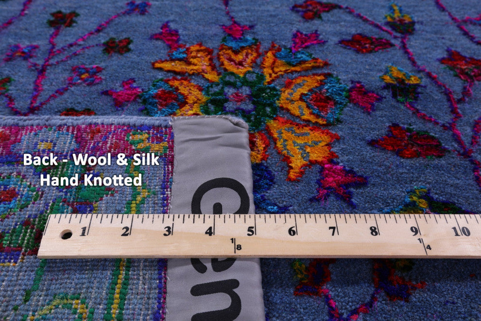 Wool & Silk Persian Handmade Rug 6' 0" X 9' 1" - Q15981