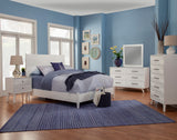 Tranquility Full Panel Bed, White