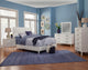 Tranquility Full Panel Bed, White