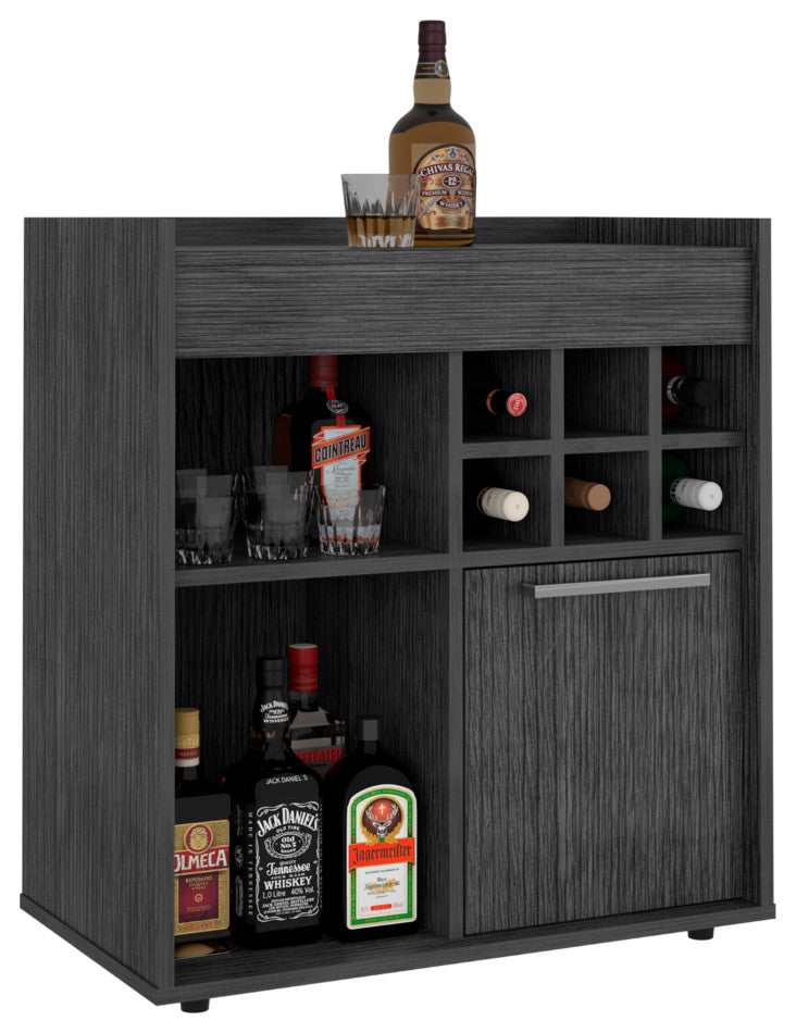 Bar Cabinet Dext, Living Room, Light Gray
