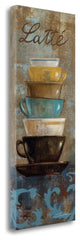 "Antique Coffee Cups II" By Silvia Vassileva, Giclee on Gallery Wrap Canvas