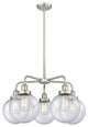 Innovations Beacon 5 26" Chandelier Satin Nickel