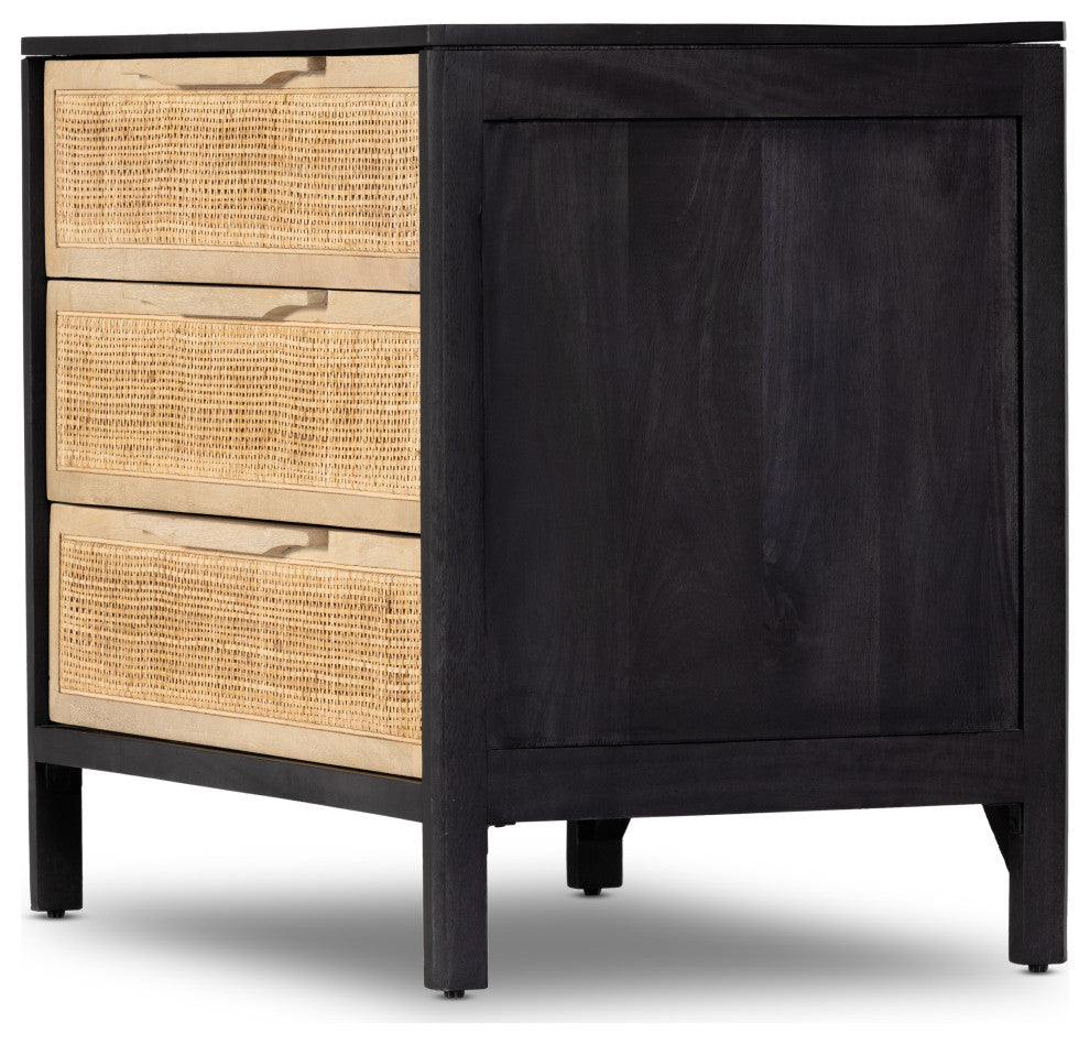 Sydney Large Nightstand-Black Wash