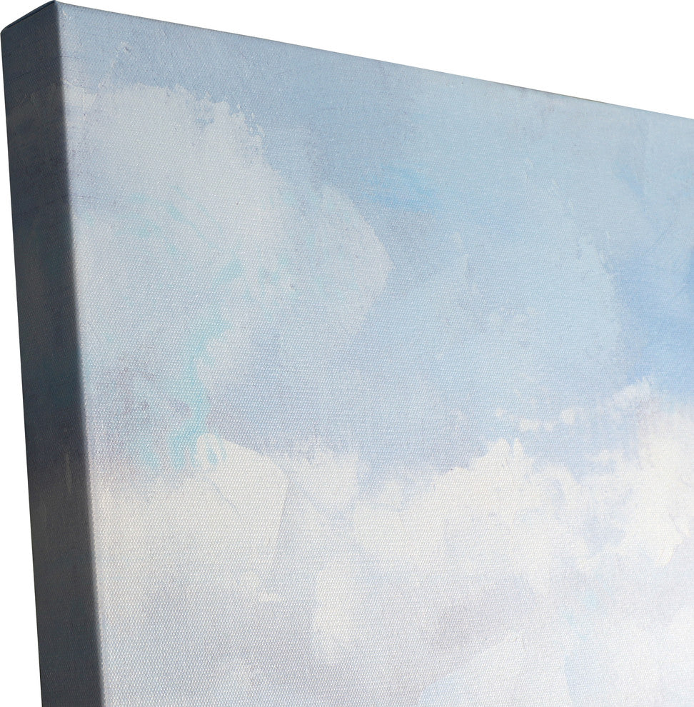 24"x48" Ready to Boat Canvas Wall Art Print by Tina O. Blue Sky Beach