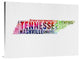 "Tennessee Watercolor Word Cloud" Fine Art Print