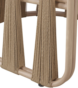 San Pietro Upholstered Patio Loveseat, Cream