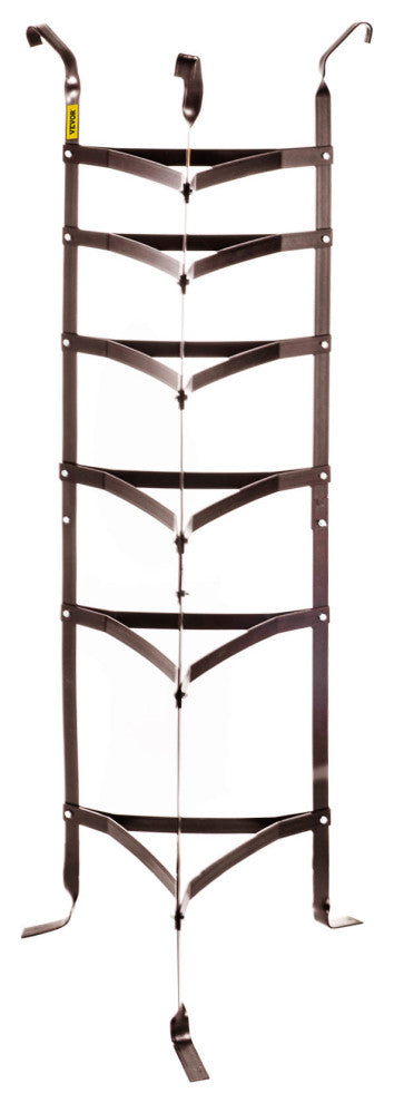 VEVOR Cookware Stand Vertical Pot Rack 6-Tier Storage Kitchen Decor Steel 61". H