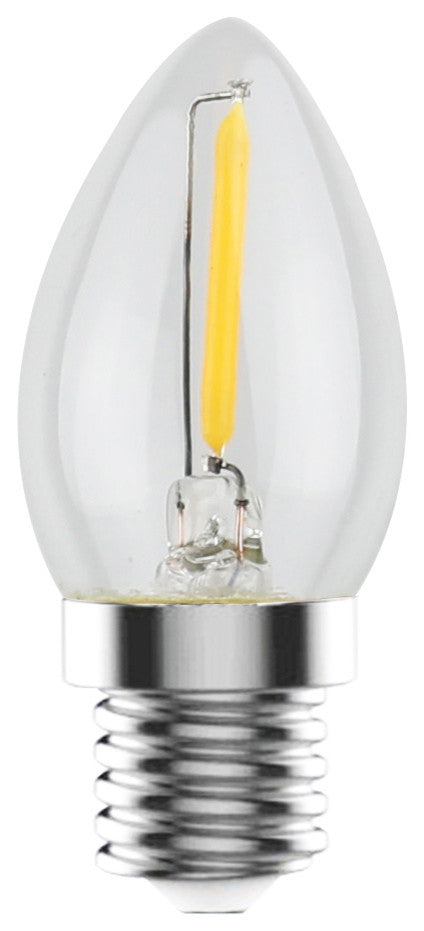 C7 E12 LED Filament Edison-style Light Bulb, 15W Equivalent