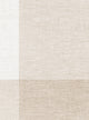 Checkered Fabric Look Large Peel and Stick Vinyl Wallpaper, Beige, 24"x108"