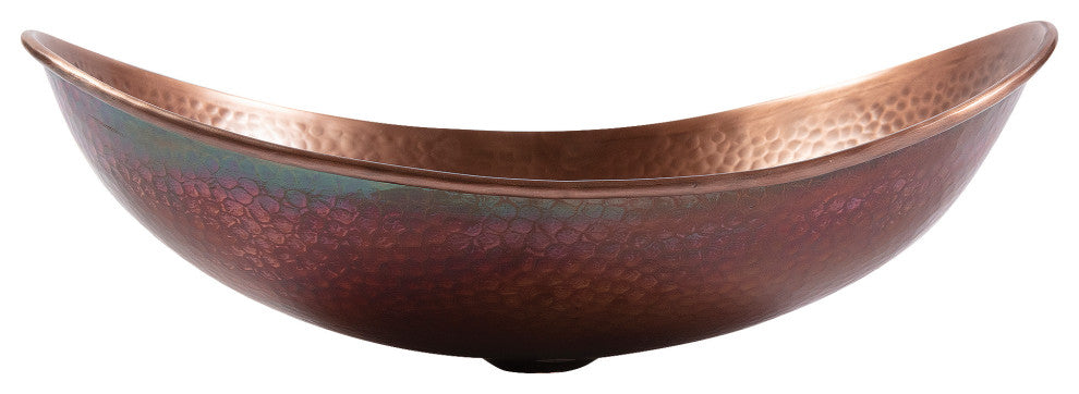 Confucius 19" Vessel Bathroom Sink in Copper