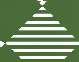 Check It Twice Holiday Geometric Print Kitchen Towel, Green