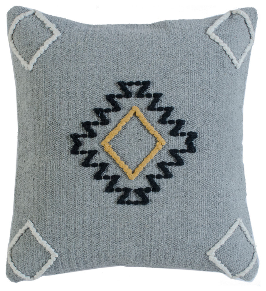 Scandinavian Diamond Motif Throw Pillow