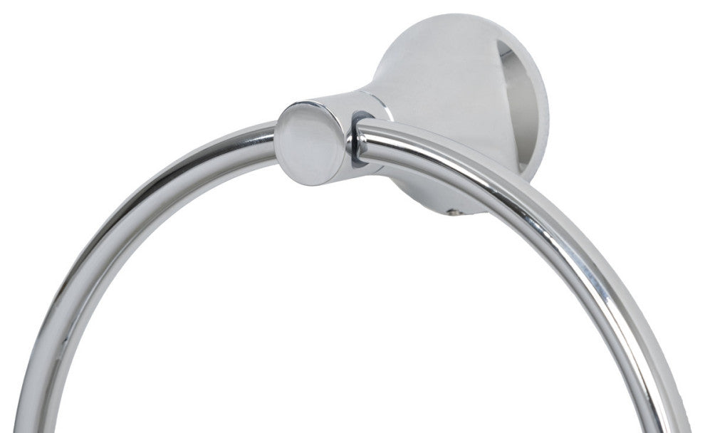 Italia Livorno Series Towel Ring in Chrome