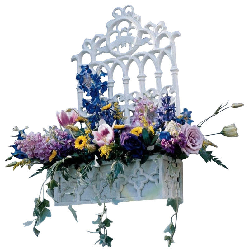 Cast Iron Gothic Revival Flower Box
