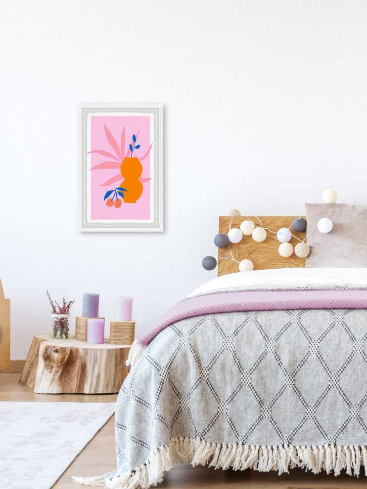 "Double Gourd Vase" Framed Painting Print, 8x12