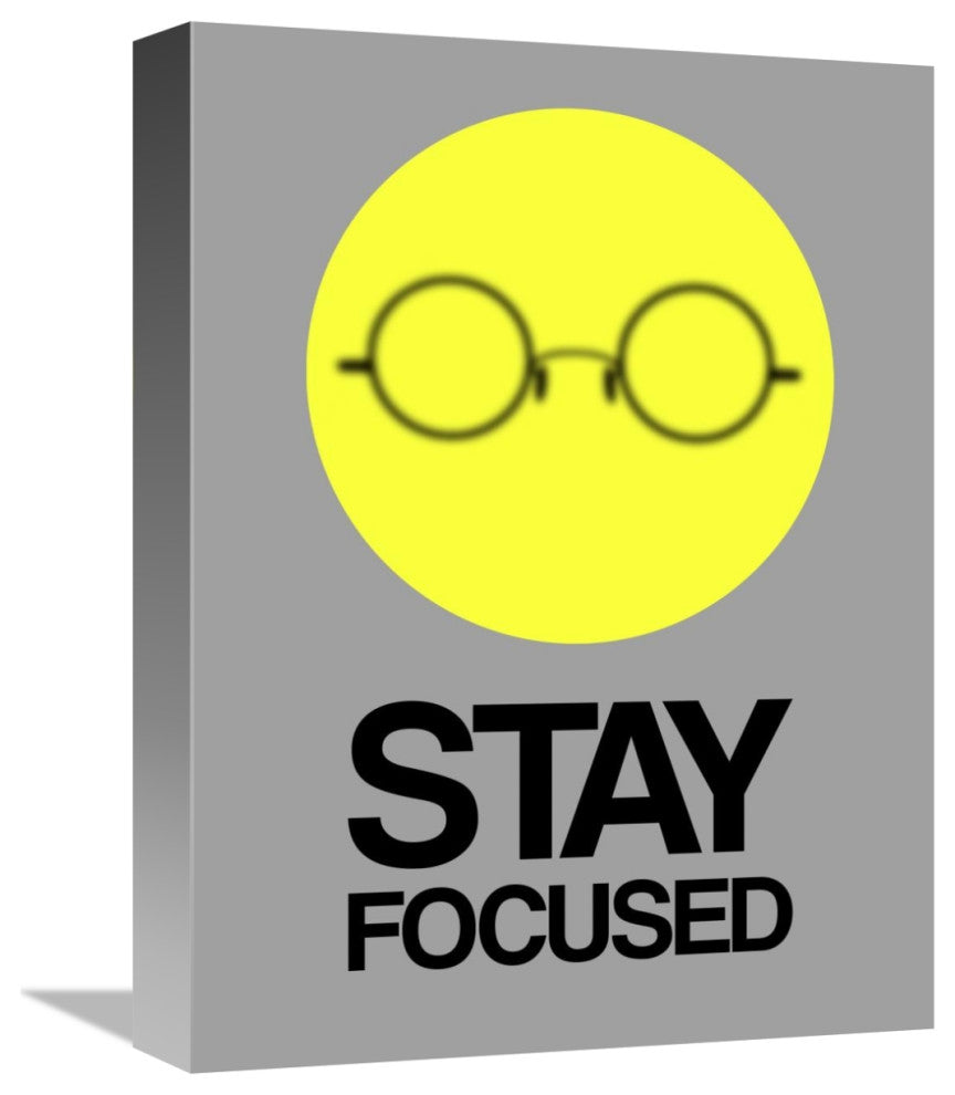 "Stay Focused Circle Poster 2" Fine Art Print
