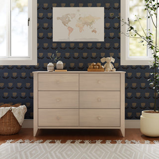 Sprout 6-Drawer Double Dresser, Washed Natural