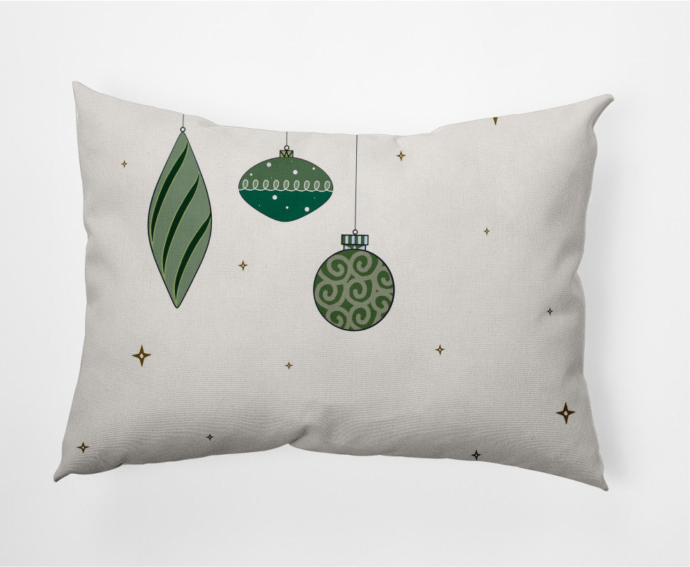 Light Bright Decorative Throw Pillow, Green, 14"x20"