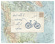 "Travel Posts I" Digital Paper Print by Katie Pertiet, 37"x30"
