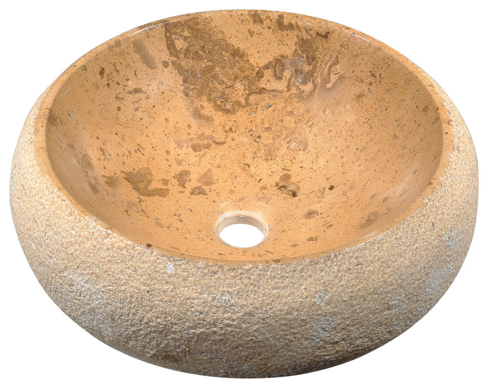 ANZZI Livy Series Exotic Stone Bathroom Vessel Sink