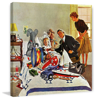 "Housecall" Painting Print on Canvas by George Hughes
