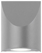 Sonneman Shear Small Sconce, Textured Gray, Textured Gray, 7222-74-WL