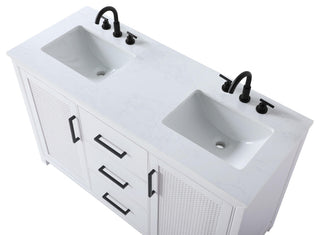 Elegant Lighting VF29554D Alina 54" - Linen Oak