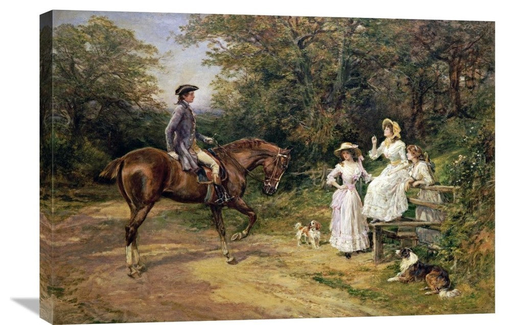 "A Meeting By The Stile" Artwork, 30" x 20"