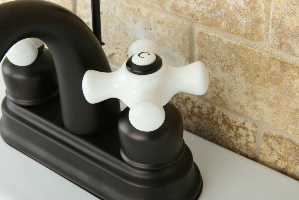 Kingston Brass 4" Centerset Bathroom Faucet, Oil Rubbed Bronze