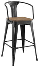Modern Black Promenade Bar Stool