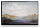 "Whispering Reverie" - A Serene Coastal Scene for Sophisticated Interiors