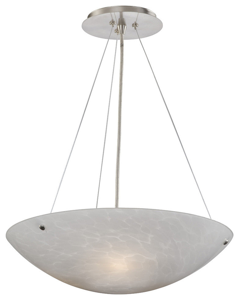 Milano 16" Pendant White Umbra Glass