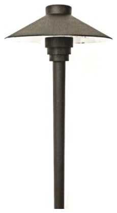 LED Landscape Light Large Hat BPL309 in Black Finish