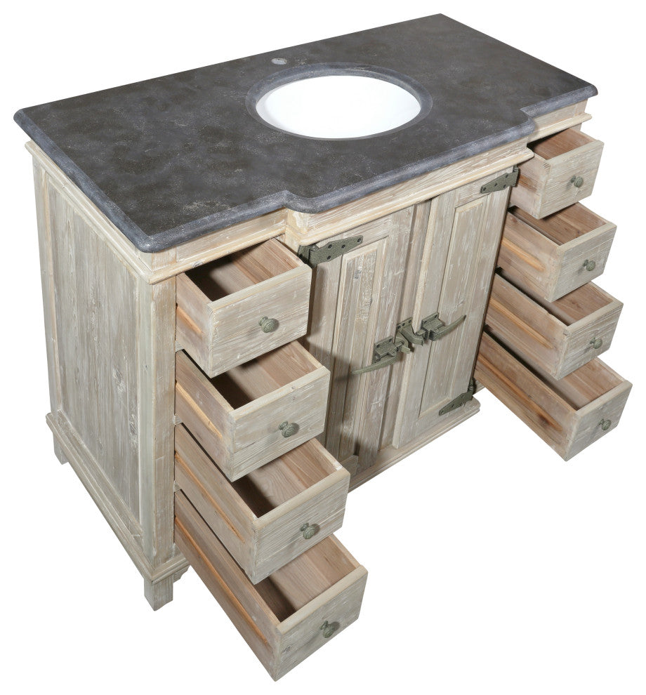 48" Reclaimed Pine Single Bath Vanity