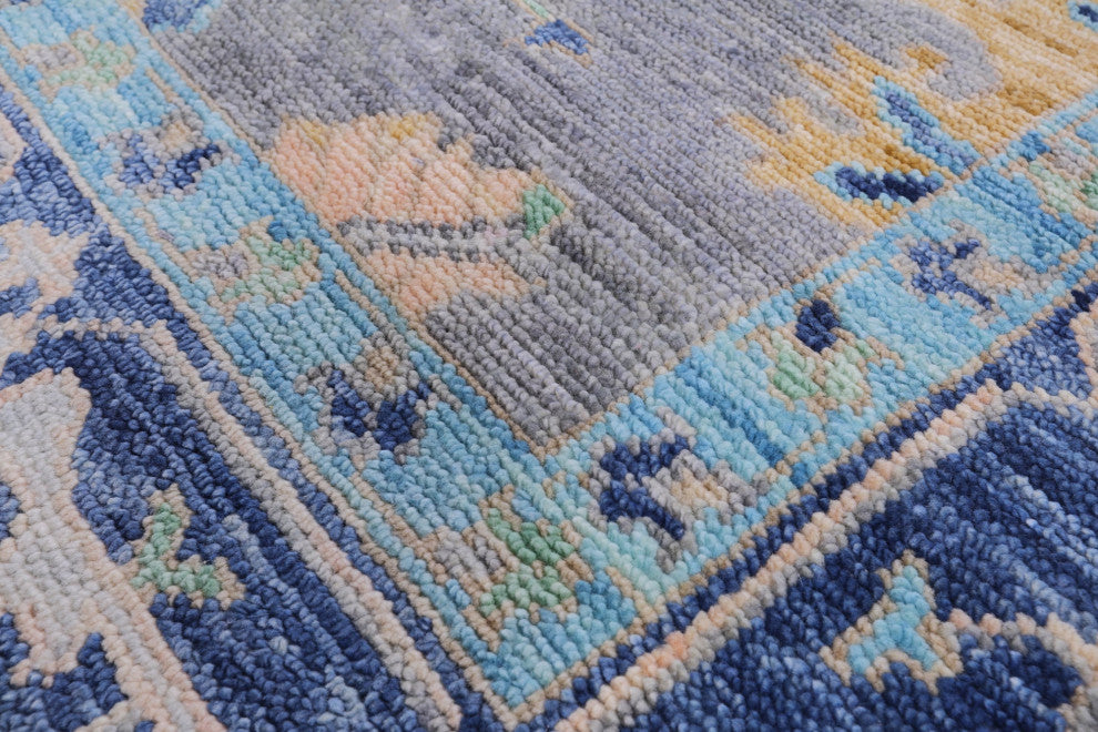 8' 2" X 10' 2" Turkish Oushak Handmade Wool Rug - Q13385