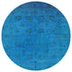 Ahgly Company Indoor Round Mid-Century Modern Area Rugs, 6' Round