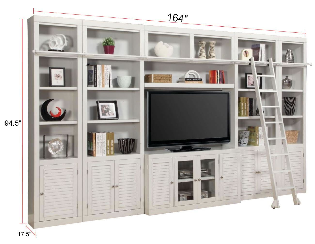 Parker House Boca 7 Piece Entertainment Wall